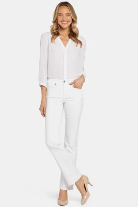 Marilyn Straight Jeans - Optic White