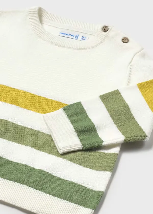 Mayoral Baby Boy Knit Pullover   1301-40   Salvia-oro