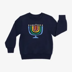 Menorah Graphic Crewneck