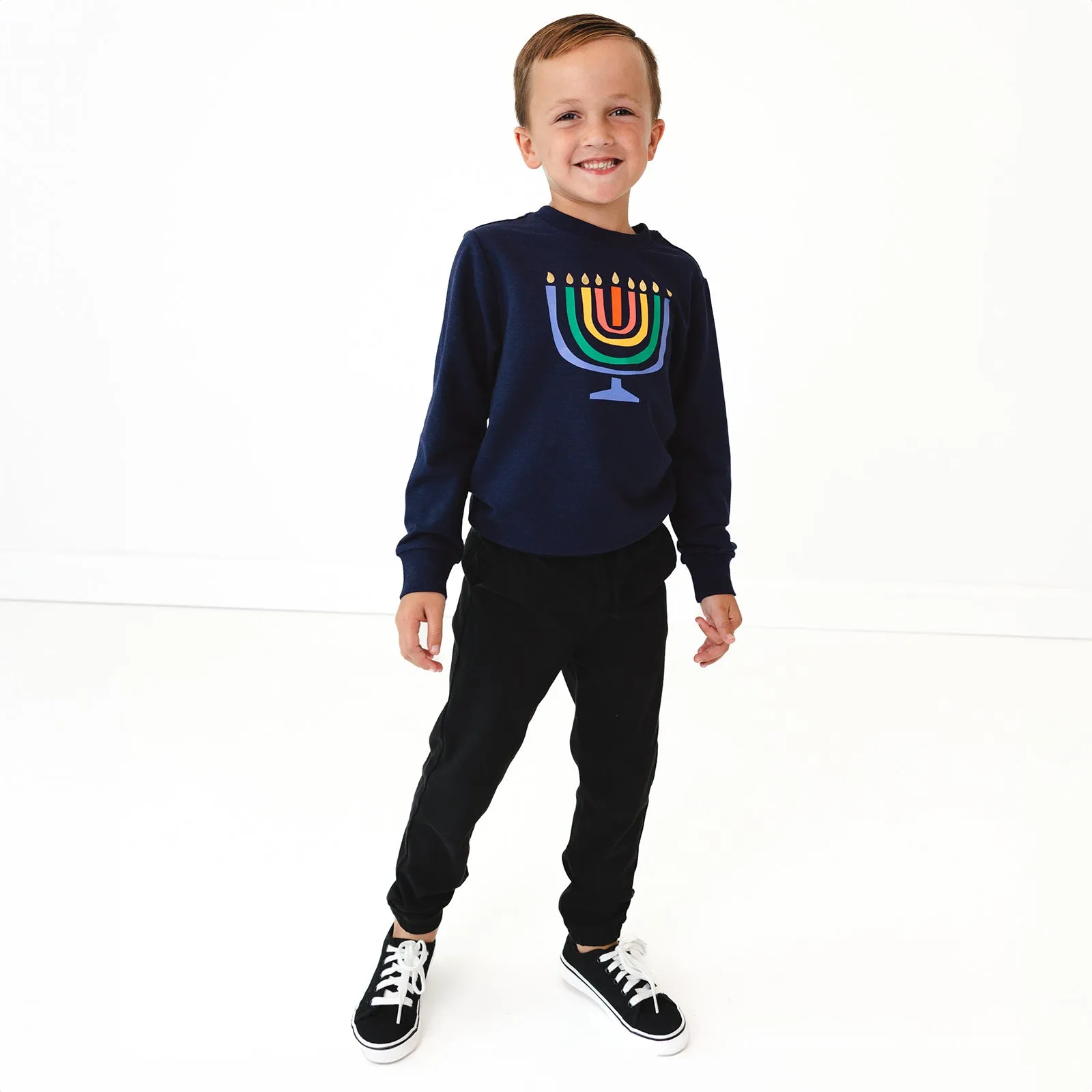 Menorah Graphic Crewneck