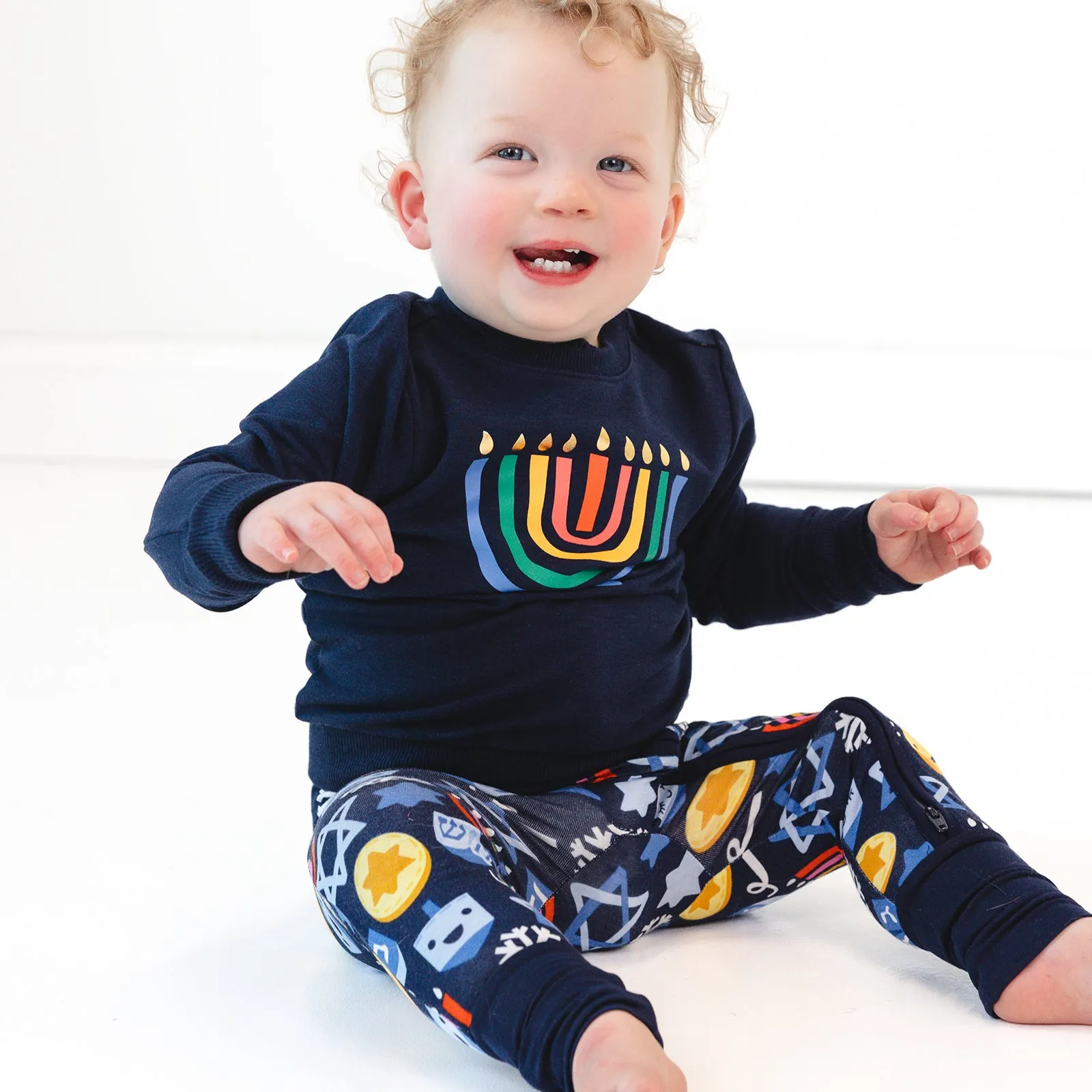 Menorah Graphic Crewneck