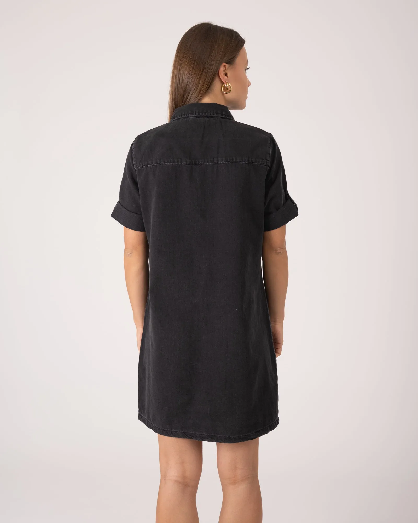 New Signe Denim Dress Black