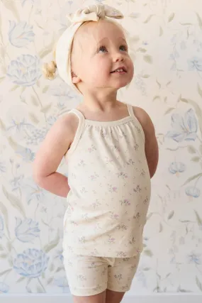Organic Cotton Everyday Bike Short - Thelma Orchid
