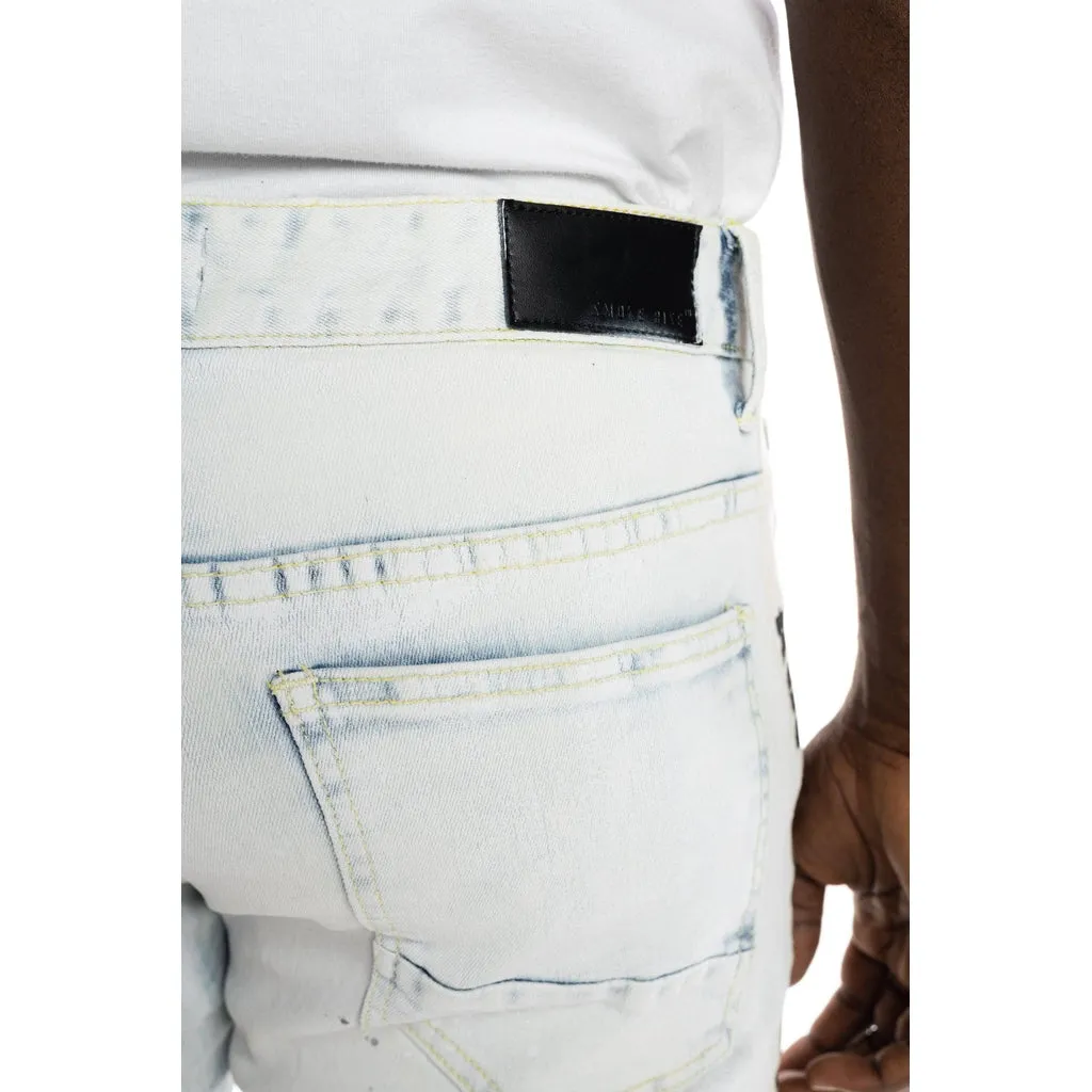 Overspray Fashion Jeans- Opaque Blue