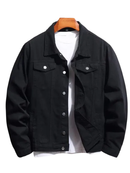 Pack Of 2 Black & Olive Green Denim Jacket -Unisex