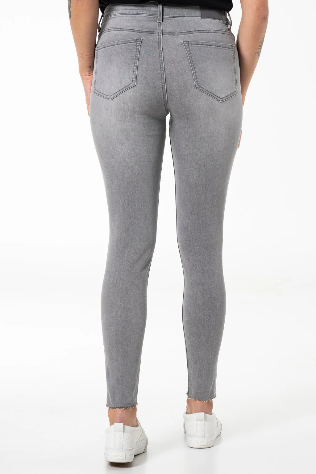 Rf12 Mid-Rise Skinny Jeans _ 142449 _ Grey Wash
