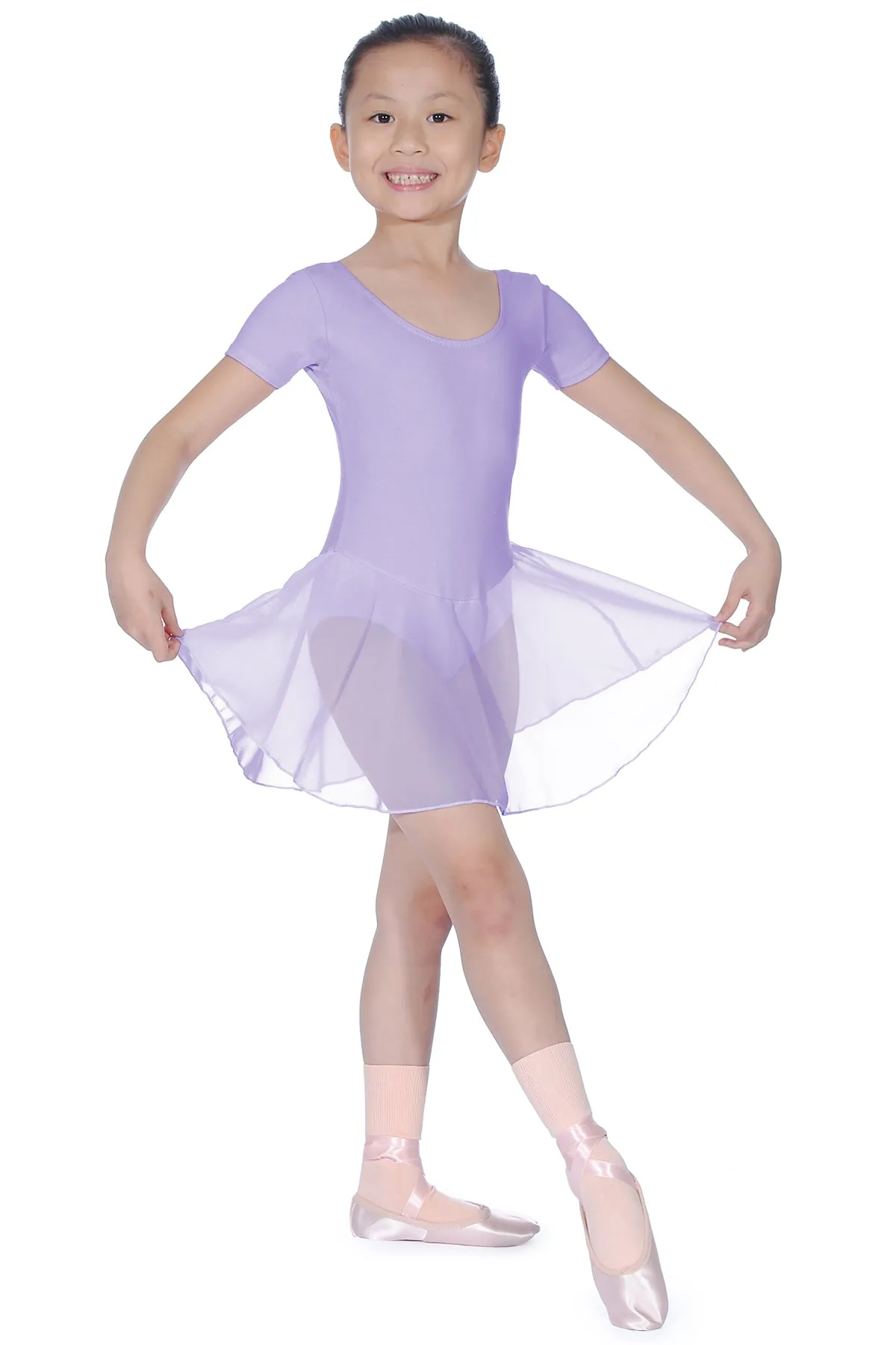 Roch Valley Short Sleeve Leo With Attached Skirt