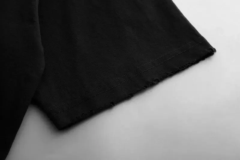 Shadow Graphic Acid Washed T-Shirt