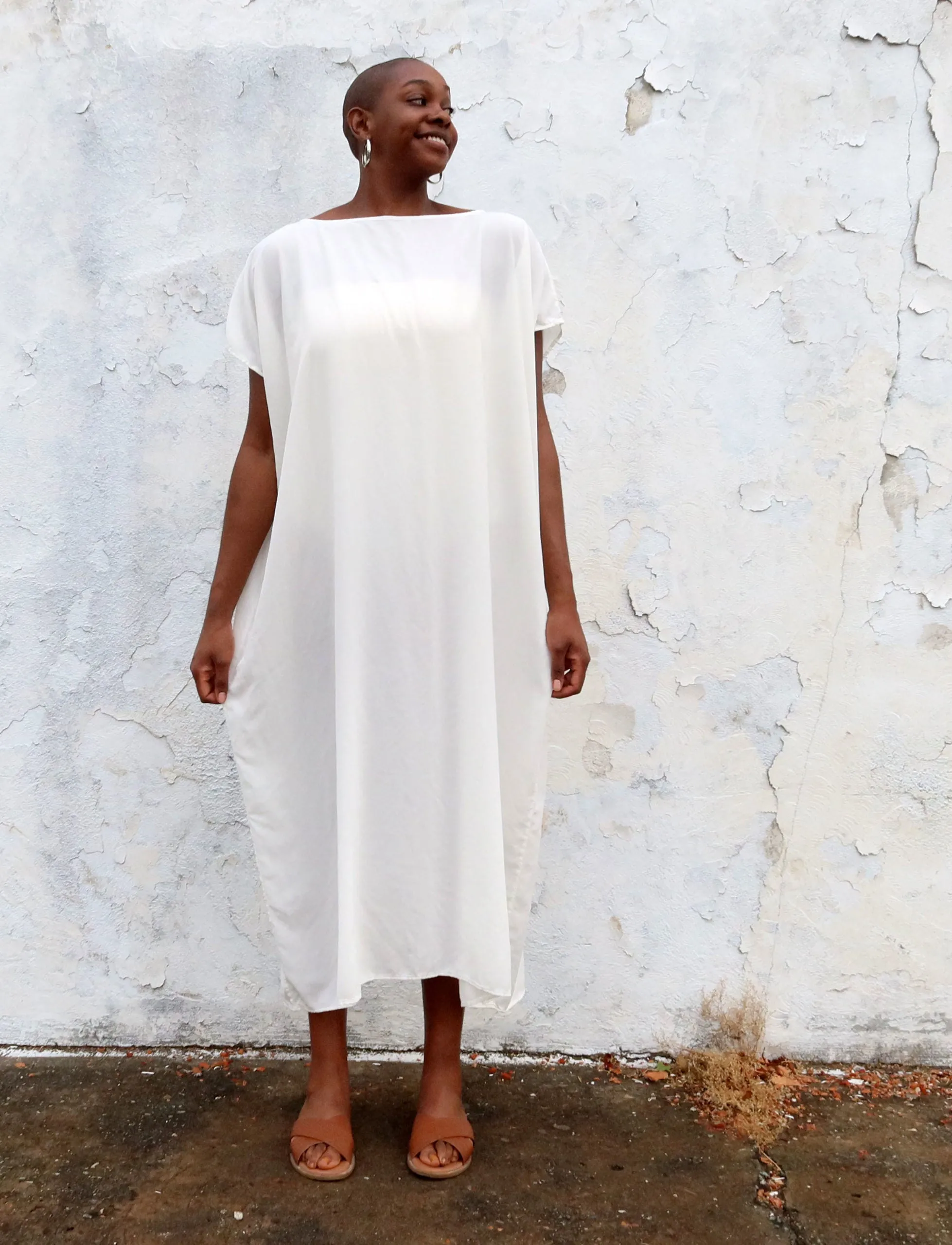 Silk Boat Long Kaftan