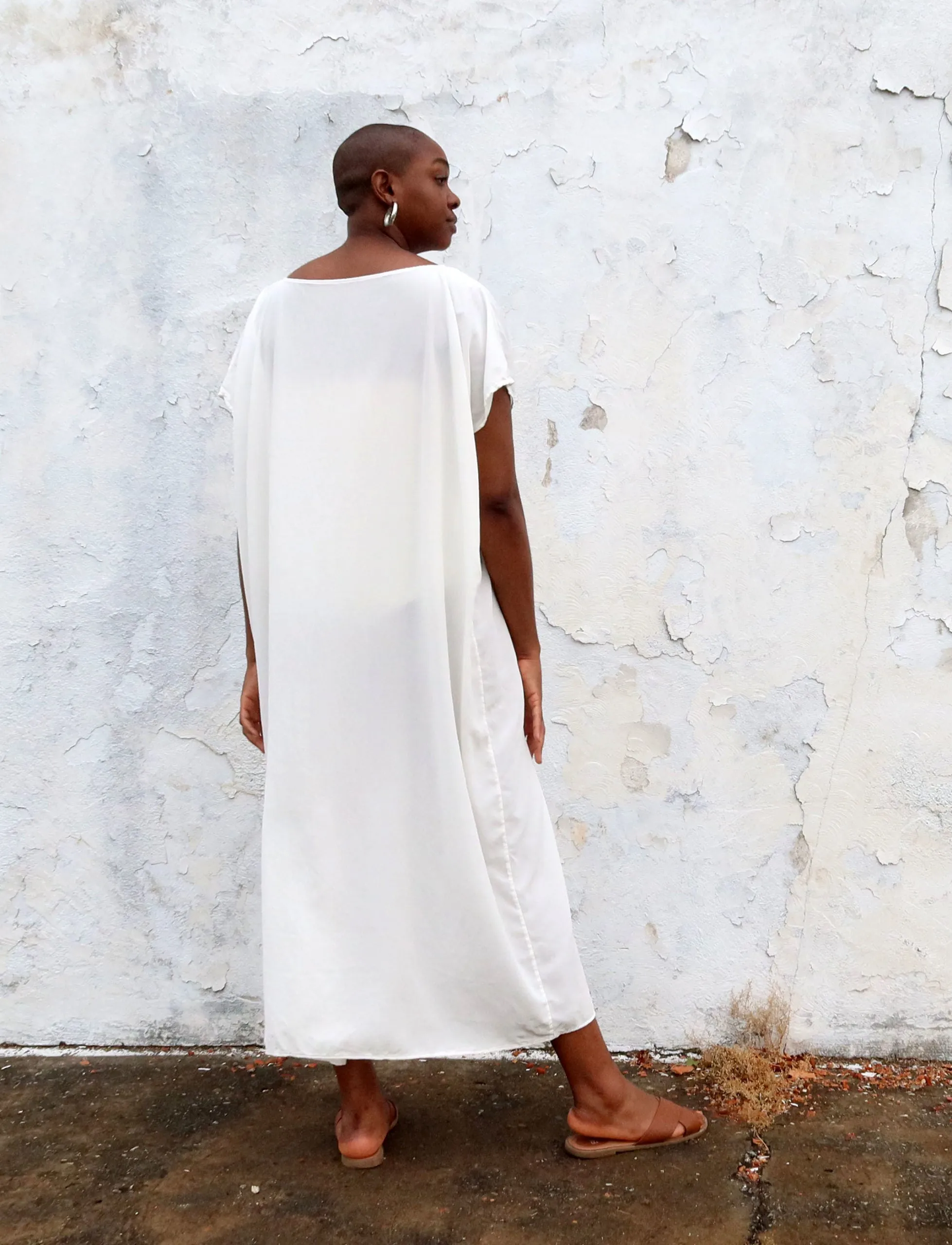 Silk Boat Long Kaftan