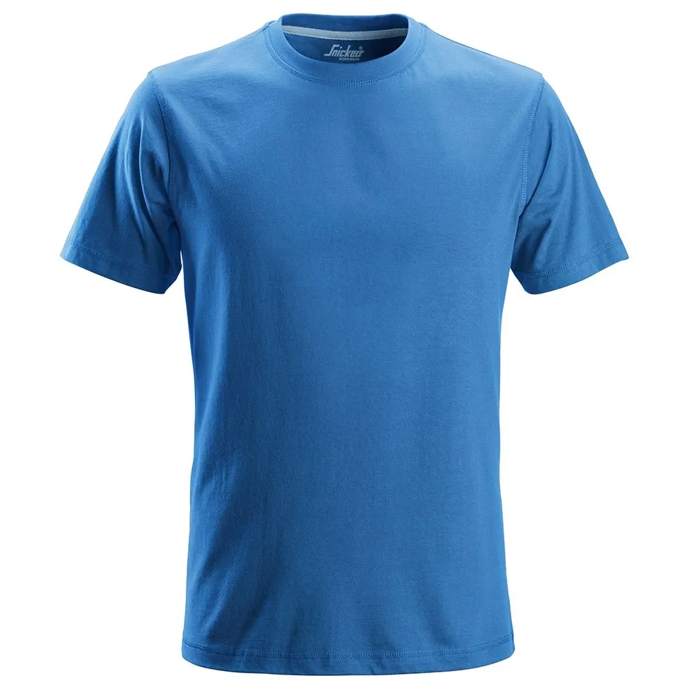Snickers&#x20;2522&#x20;AllroundWork,&#x20;T-Shirt&#x20;With&#x20;Artwork&#x20;Print,&#x20;2-pack&#x20;-&#x20;Steel&#x20;Grey&#x2F;True&#x20;Blue