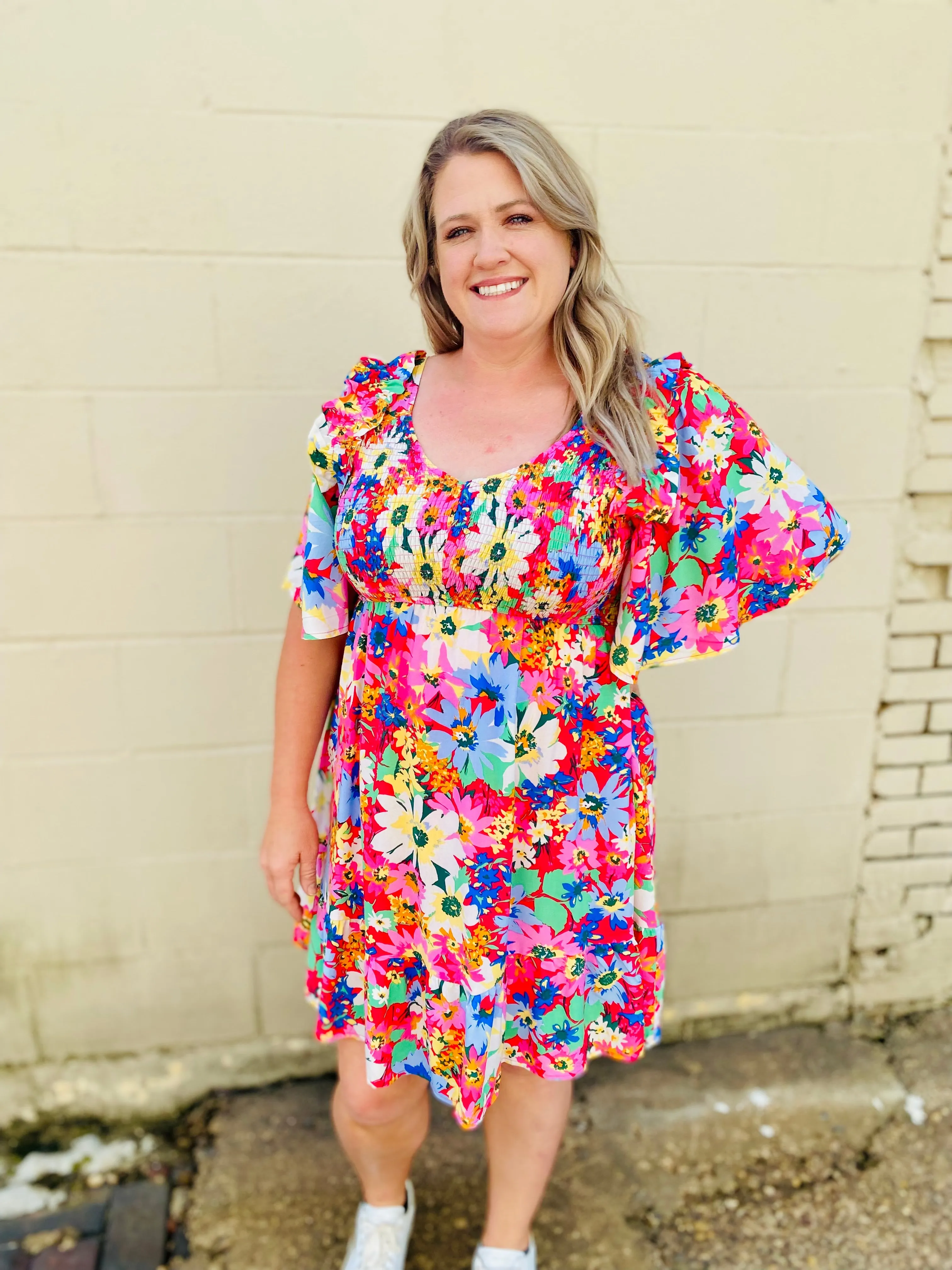 Spring Vibes Floral Dress