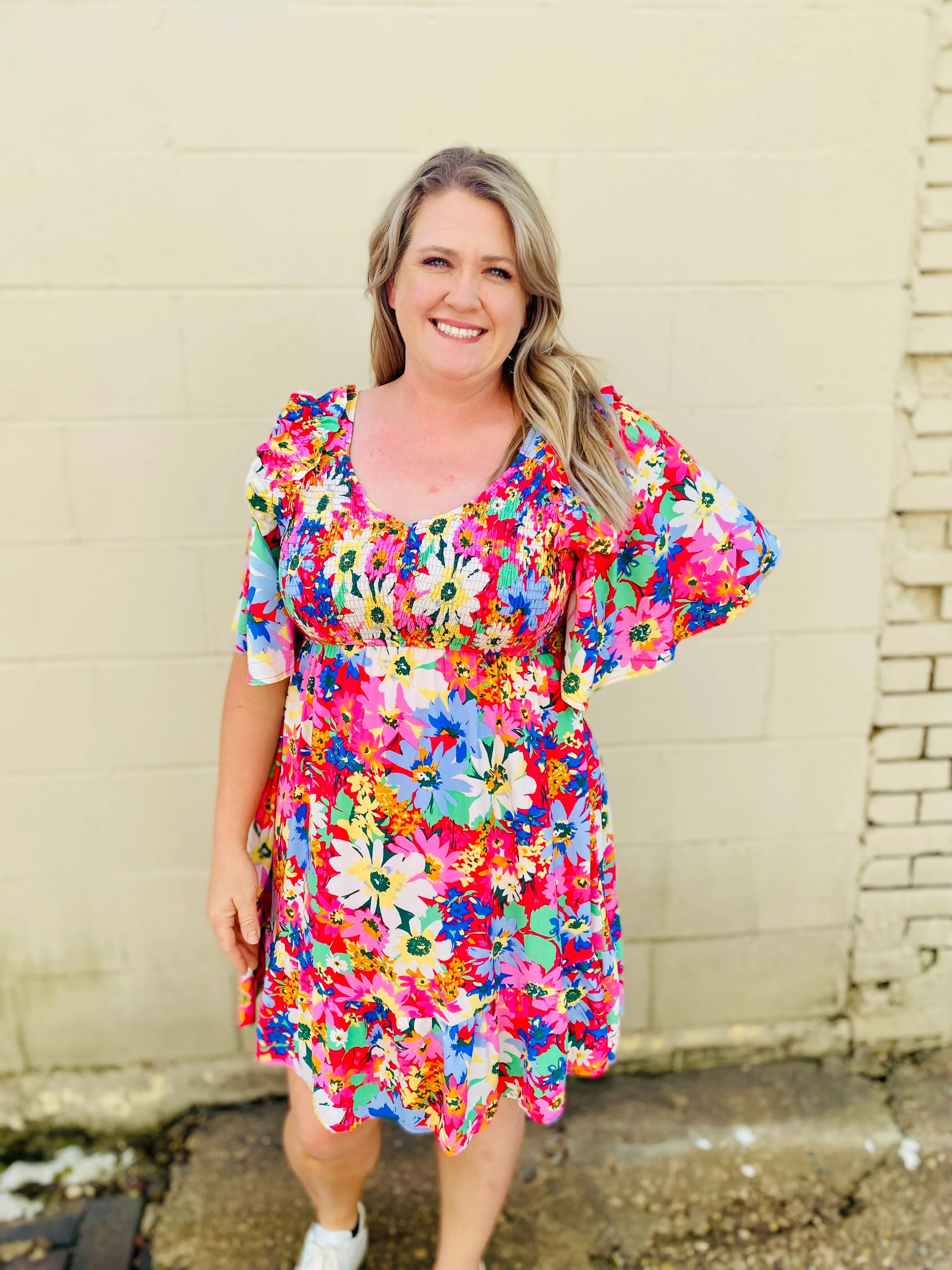 Spring Vibes Floral Dress