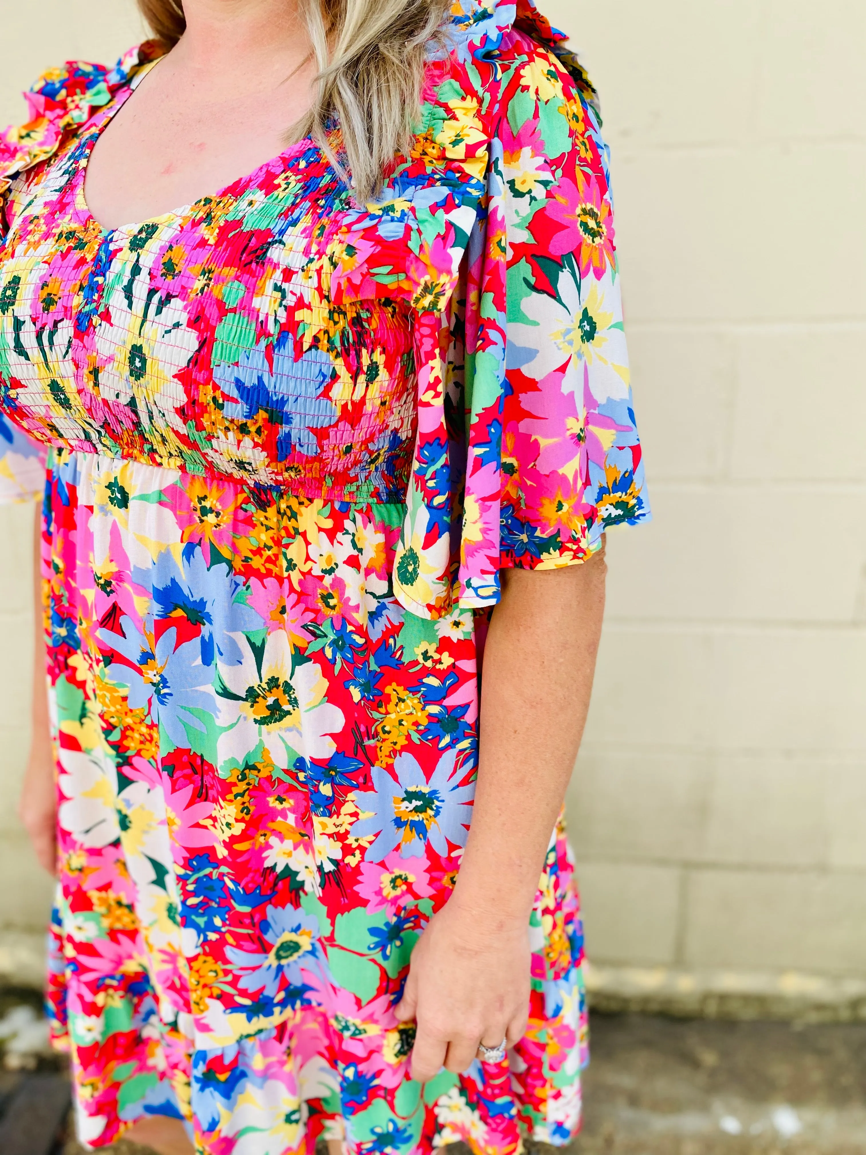 Spring Vibes Floral Dress
