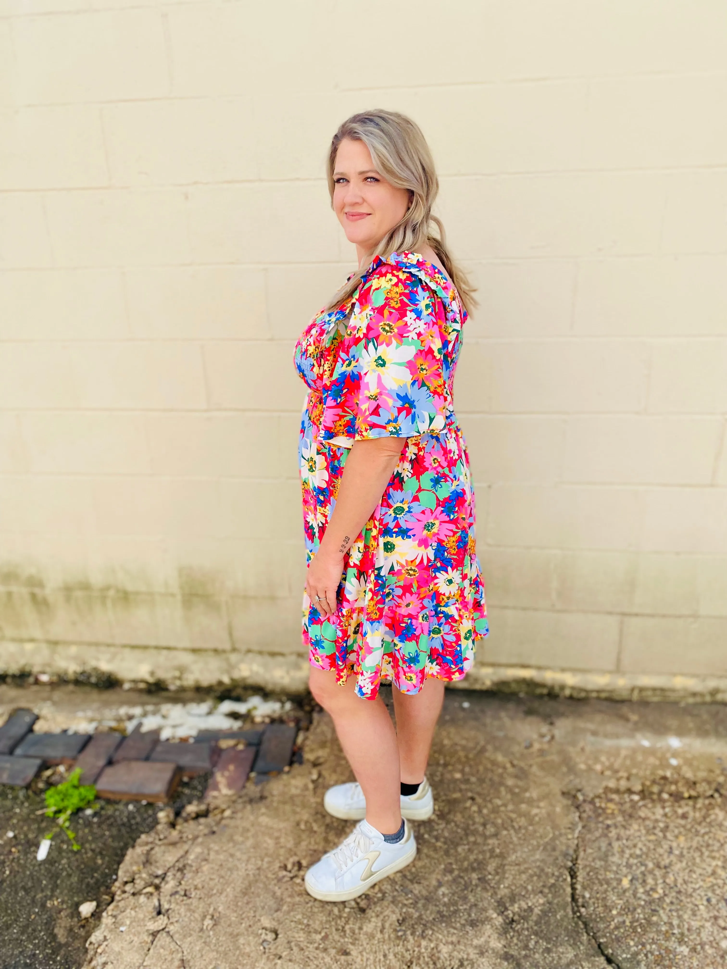 Spring Vibes Floral Dress