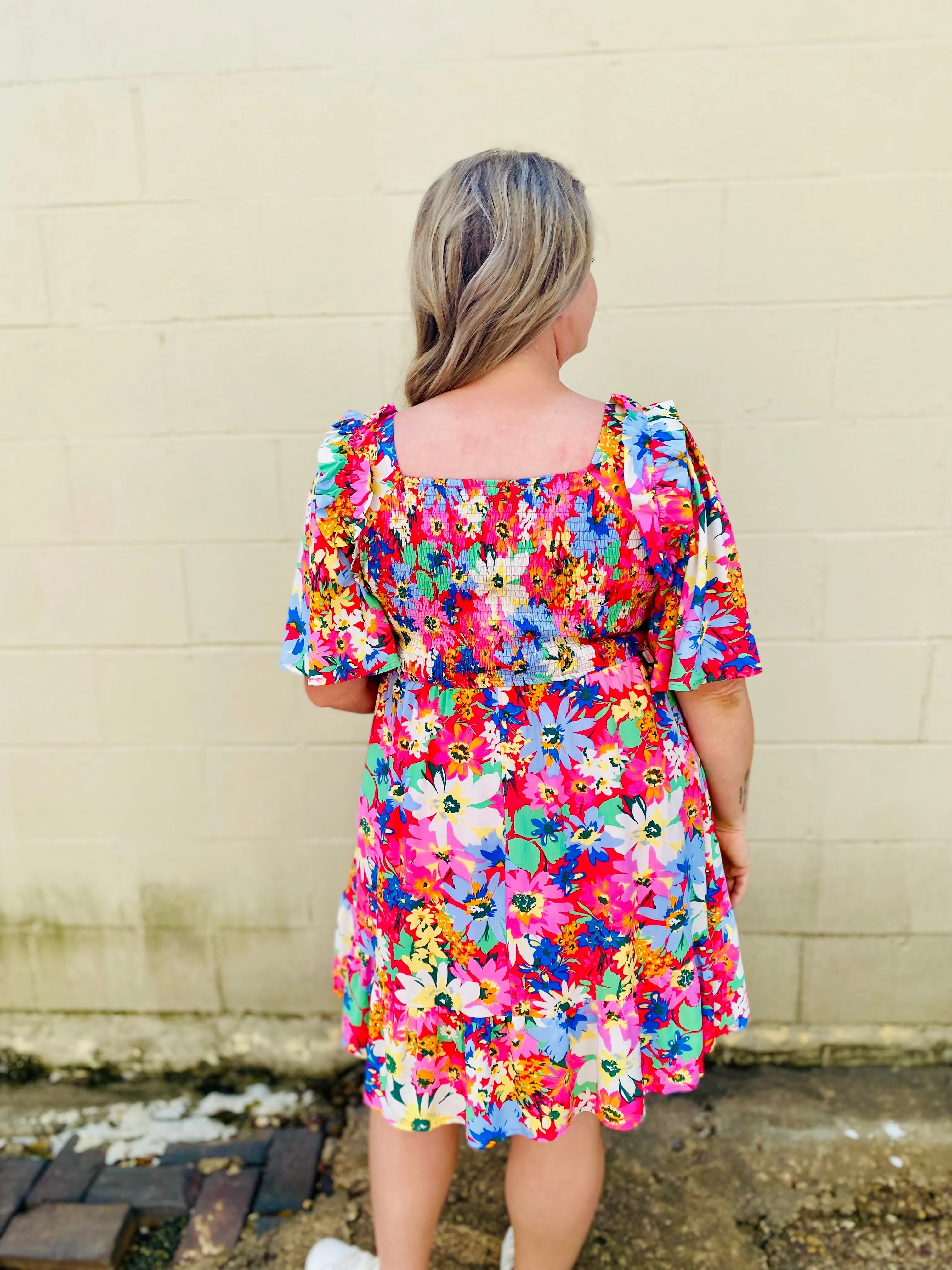 Spring Vibes Floral Dress