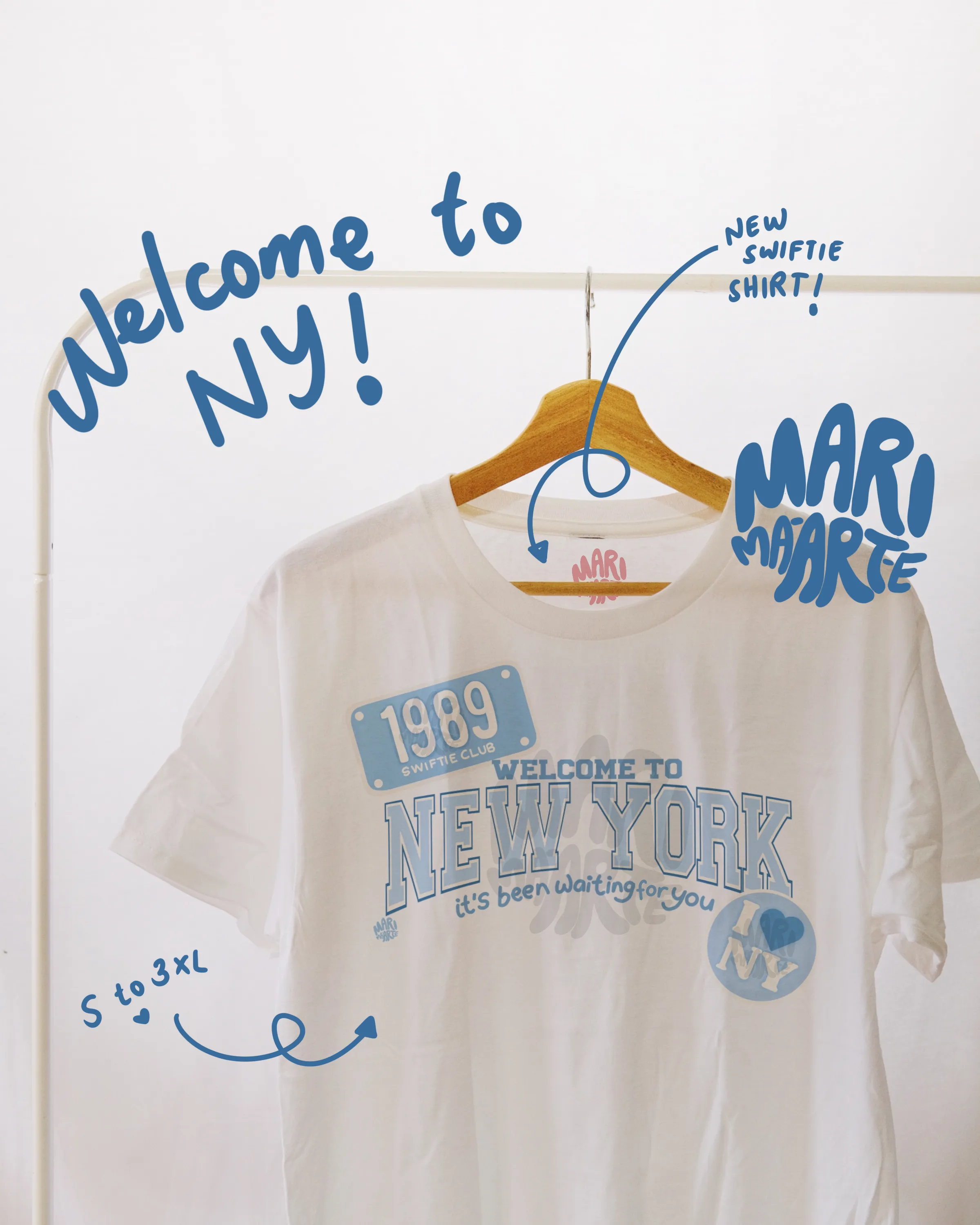 SWIFTIE 1989 TV WELCOME TO NEW YORK SHIRT