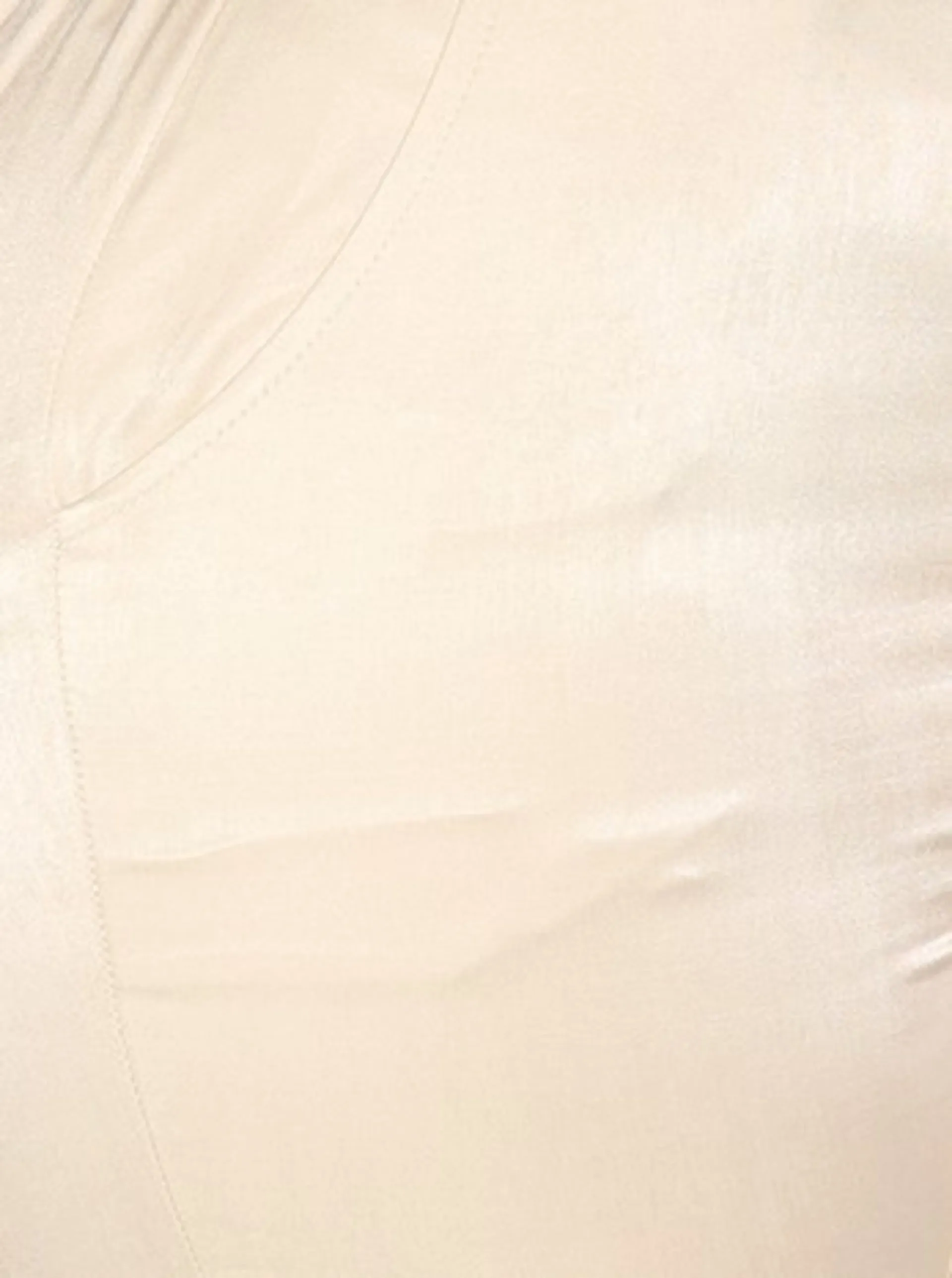 Tribute Silk Straight Leg Pants With Self Tie - Sand