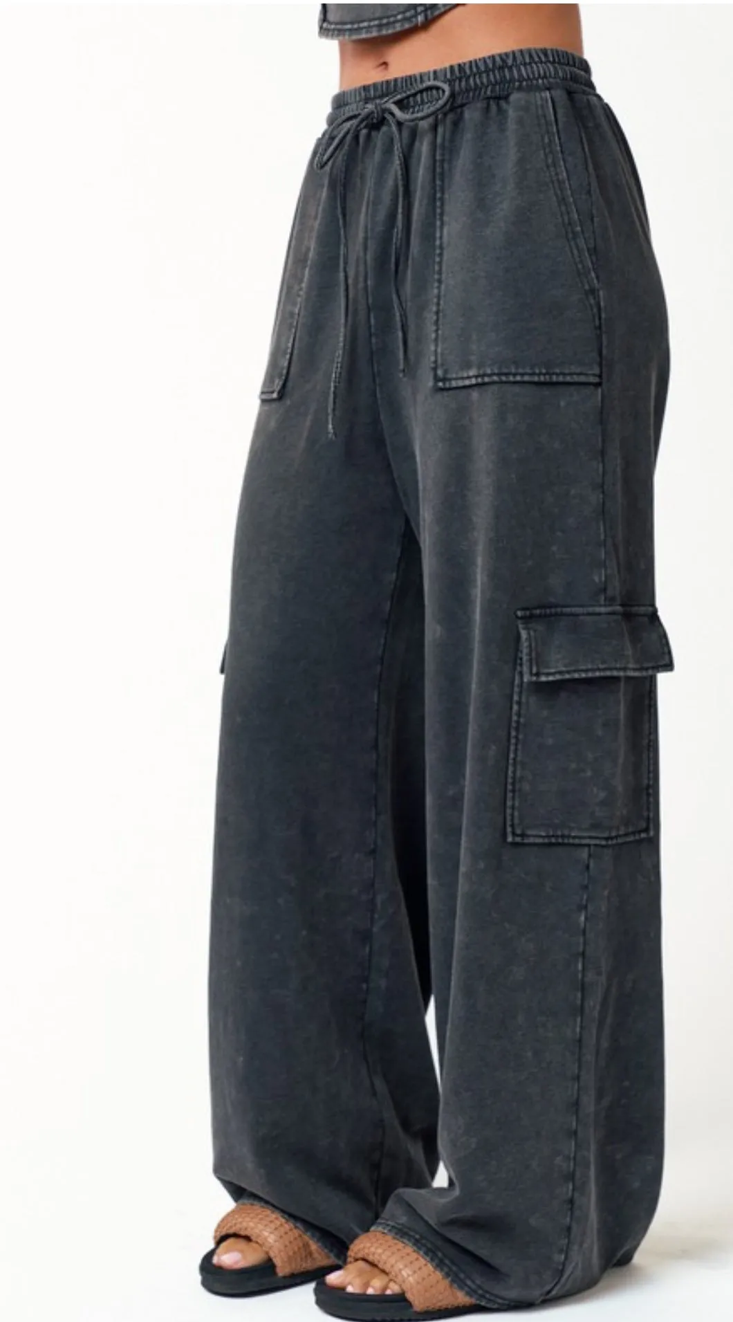 Wide Leg Cargo Bottoms