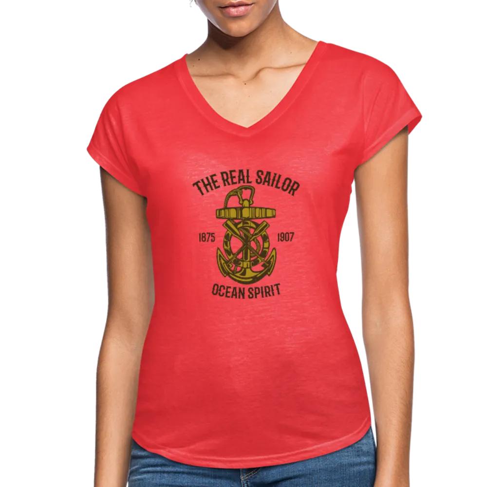 Women's Tri-Blend V-Neck T-Shirt