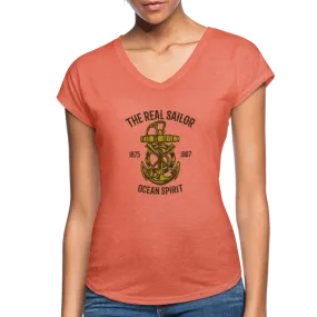Women's Tri-Blend V-Neck T-Shirt